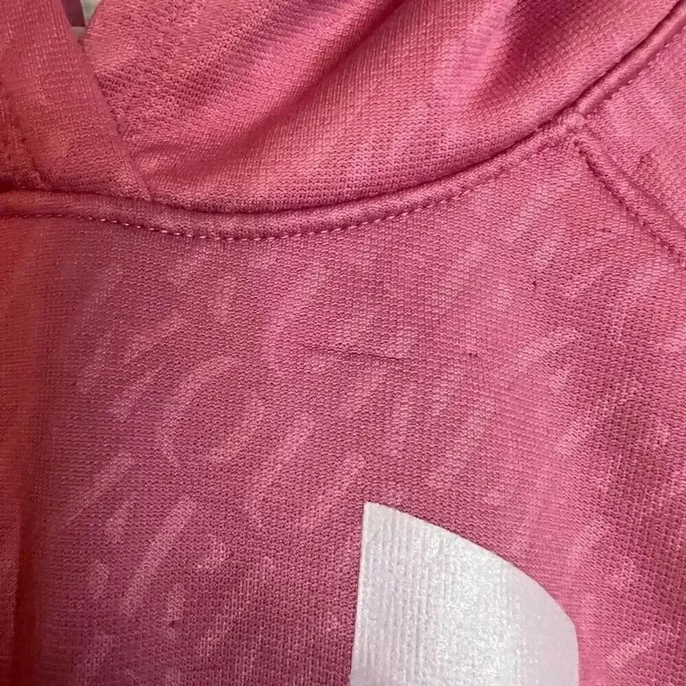 Girls’ Under Armour pink pullover hoodie Size YXS